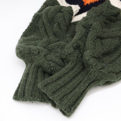 sacai サカイ ﾏﾙﾁｶﾗｰ 19-04631 ｱｼﾝﾒﾄﾘｰ ﾀﾞﾌﾞﾙｼﾞｯﾌﾟ ﾆｯﾄ トップス 1