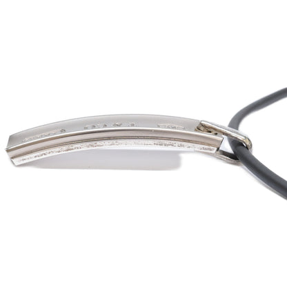 TIFFANY&Co. ティファニー 【美品】ティファニー1837 925 Ti バーペンダント コード ネックレス