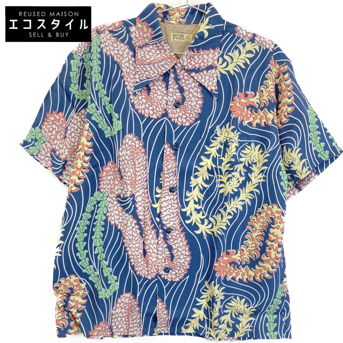 SUN SURF サンサーフ 【新品同様】M32172 KEONI OF HAWAII 半袖アロハシャツ/ トップス M