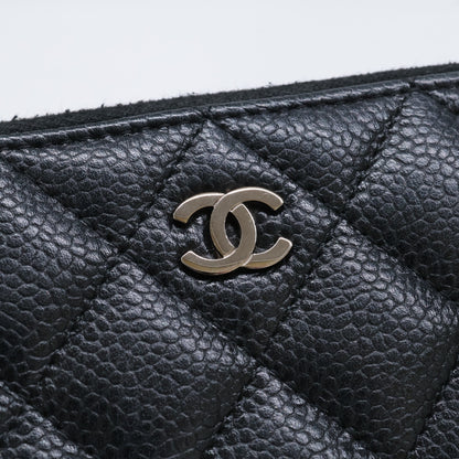 CHANEL シャネル 16番台 AP0242 キャビアスキン クラシック ロングジップウォレット 長財布（小銭入れあり）