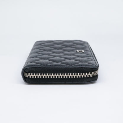 CHANEL シャネル 16番台 AP0242 キャビアスキン クラシック ロングジップウォレット 長財布（小銭入れあり）