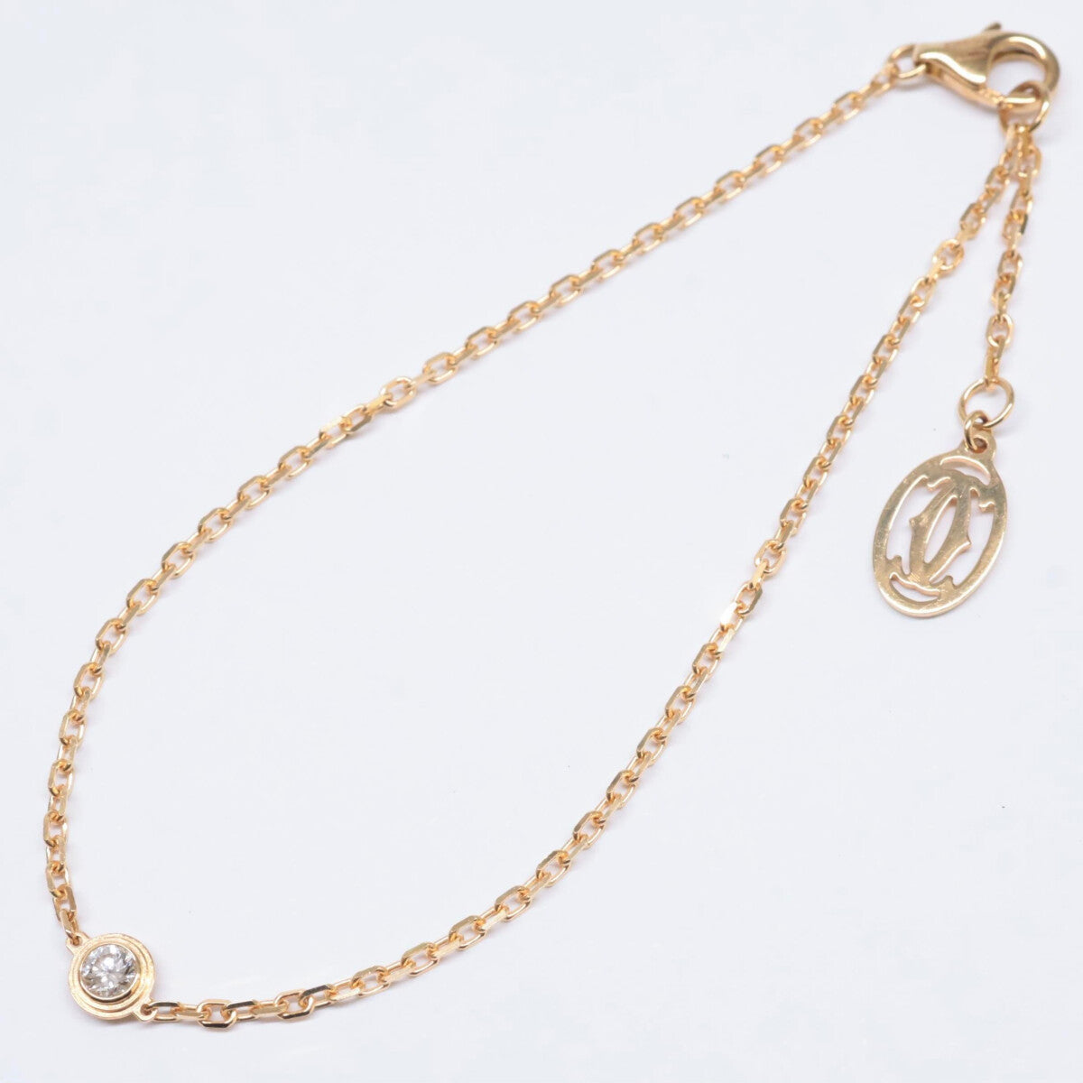 Cartier カルティエ 美品 B6040300 0.09ctダイヤモンド SM スモール ダムール ブレスレット