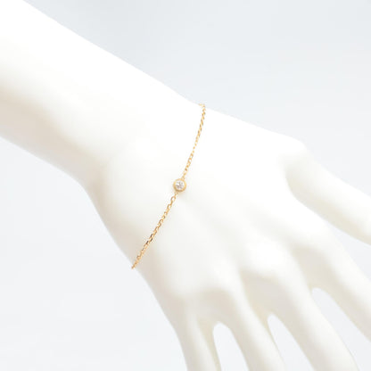 Cartier カルティエ 美品 B6040300 0.09ctダイヤモンド SM スモール ダムール ブレスレット