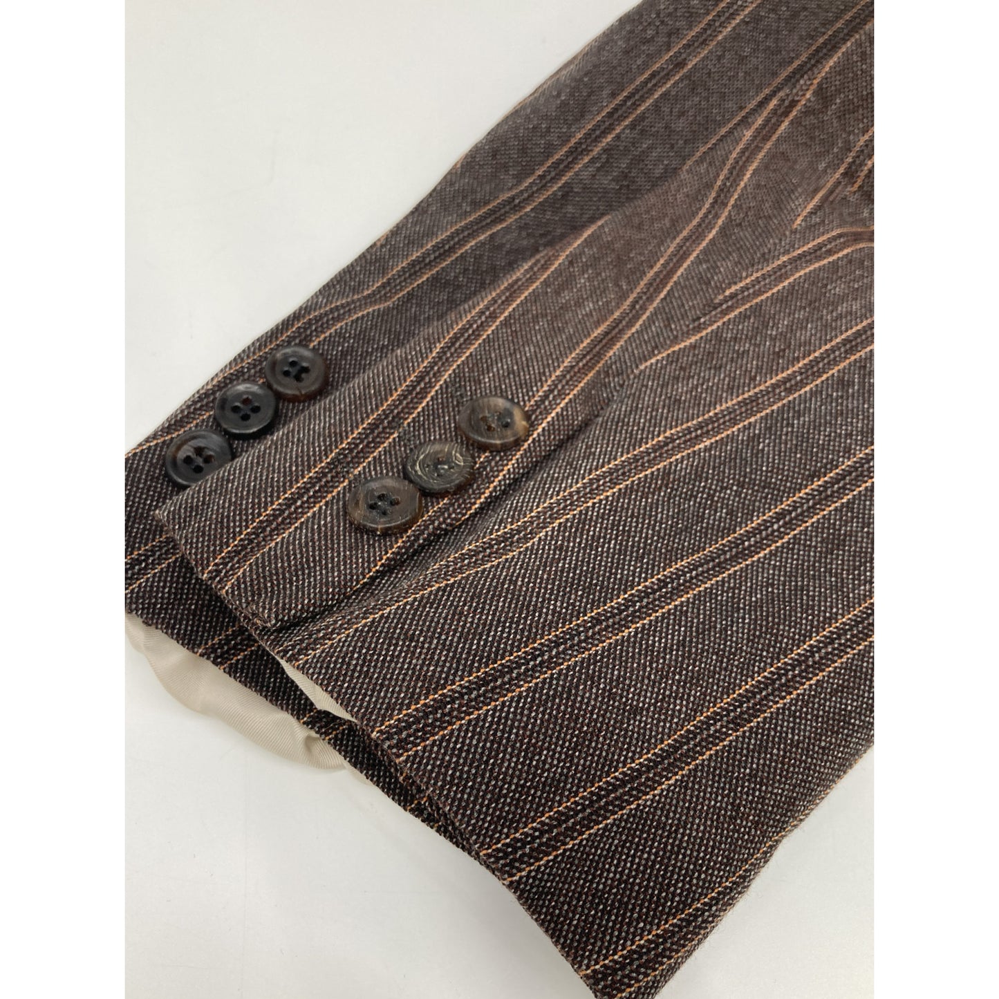 COMMEdesGARCONS HOMME コムデギャルソンオム HO-J003 04年製 ｽﾄﾗｲﾌﾟ縮絨ｼﾞｬｹｯﾄ ジャケット L