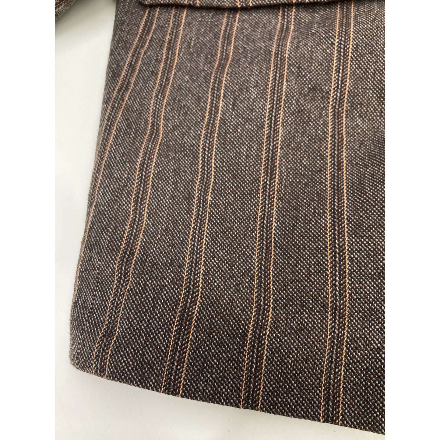 COMMEdesGARCONS HOMME コムデギャルソンオム HO-J003 04年製 ｽﾄﾗｲﾌﾟ縮絨ｼﾞｬｹｯﾄ ジャケット L