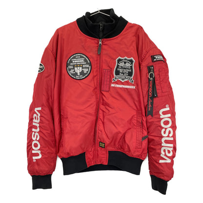 VANSON バンソン VS23109W 2りんかん受注限定ｶﾗｰ ﾌﾟﾛﾃｸﾀｰ入りMA-1ｼﾞｬｹｯﾄ ジャケット 3XL