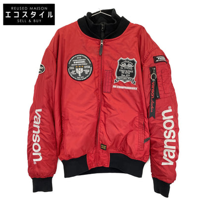VANSON バンソン VS23109W 2りんかん受注限定ｶﾗｰ ﾌﾟﾛﾃｸﾀｰ入りMA-1ｼﾞｬｹｯﾄ ジャケット 3XL