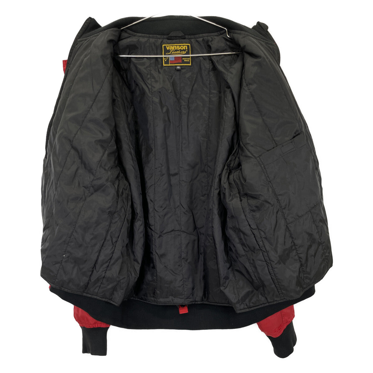 VANSON バンソン VS23109W 2りんかん受注限定ｶﾗｰ ﾌﾟﾛﾃｸﾀｰ入りMA-1ｼﾞｬｹｯﾄ ジャケット 3XL