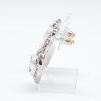 CHANEL シャネル ABB632 B23B ラインストーン ココマーク パールハートモチーフ ピアス