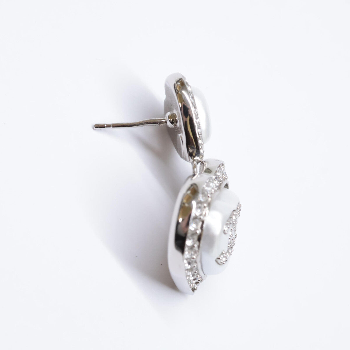 CHANEL シャネル ABB632 B23B ラインストーン ココマーク パールハートモチーフ ピアス