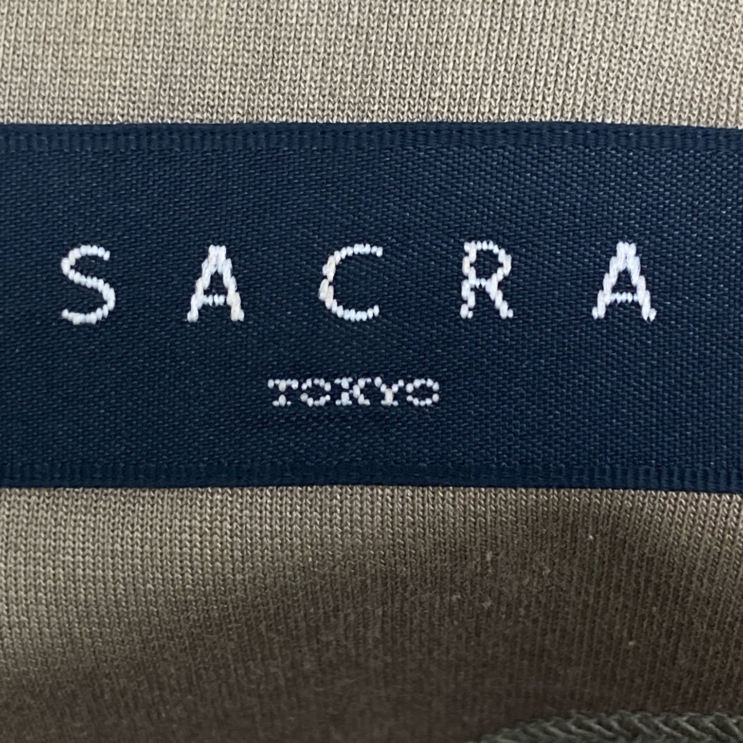 SACRA サクラ 265021 半袖 ジャージー ワンピース 38