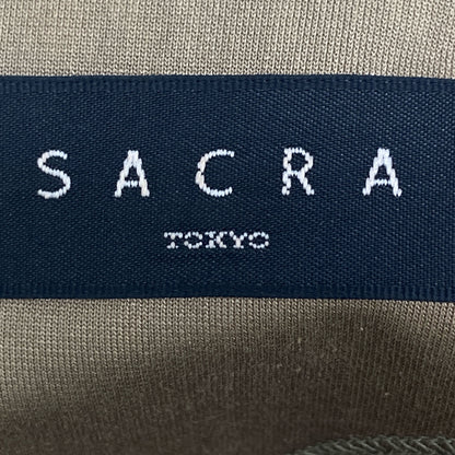 SACRA サクラ 265021 半袖 ジャージー ワンピース 38