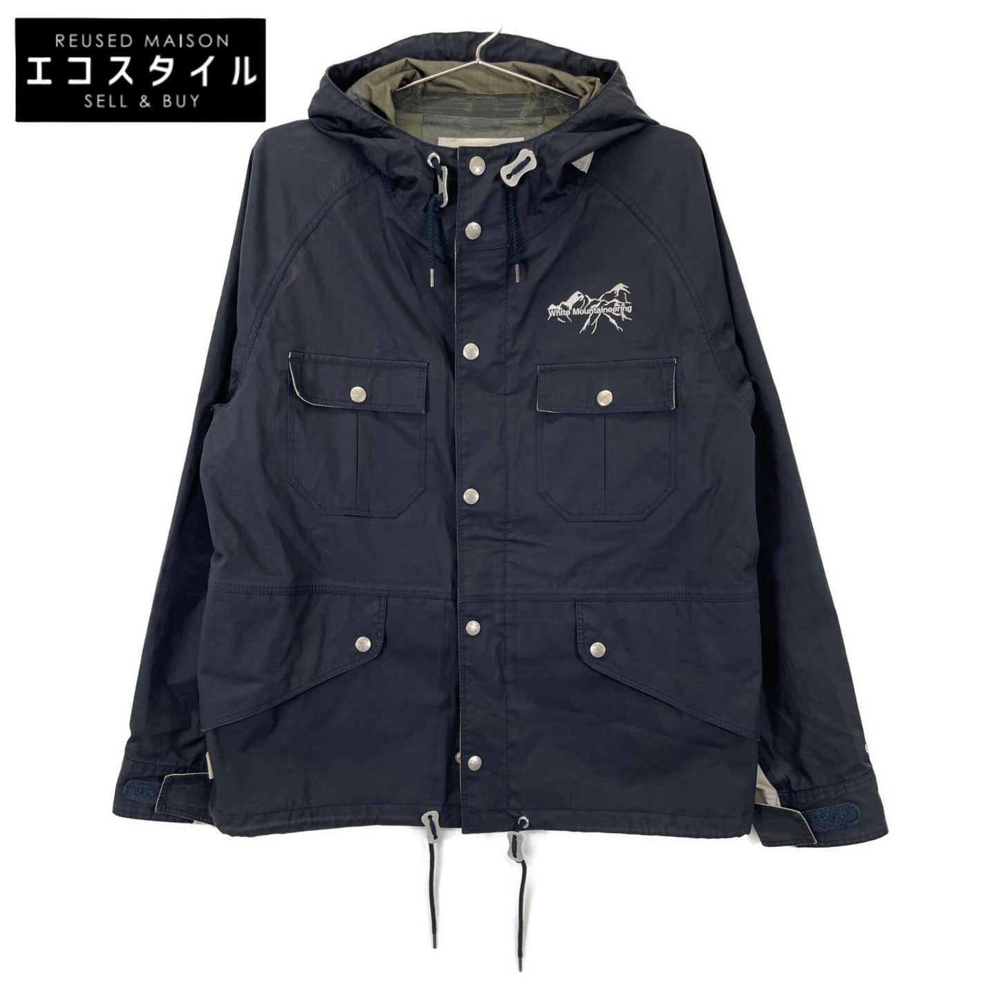 WHITE MOUNTAINEERING ホワイトマウンテニアリング WM871201 ブラック ゴアテックス マウンテンパーカ ジャケット L