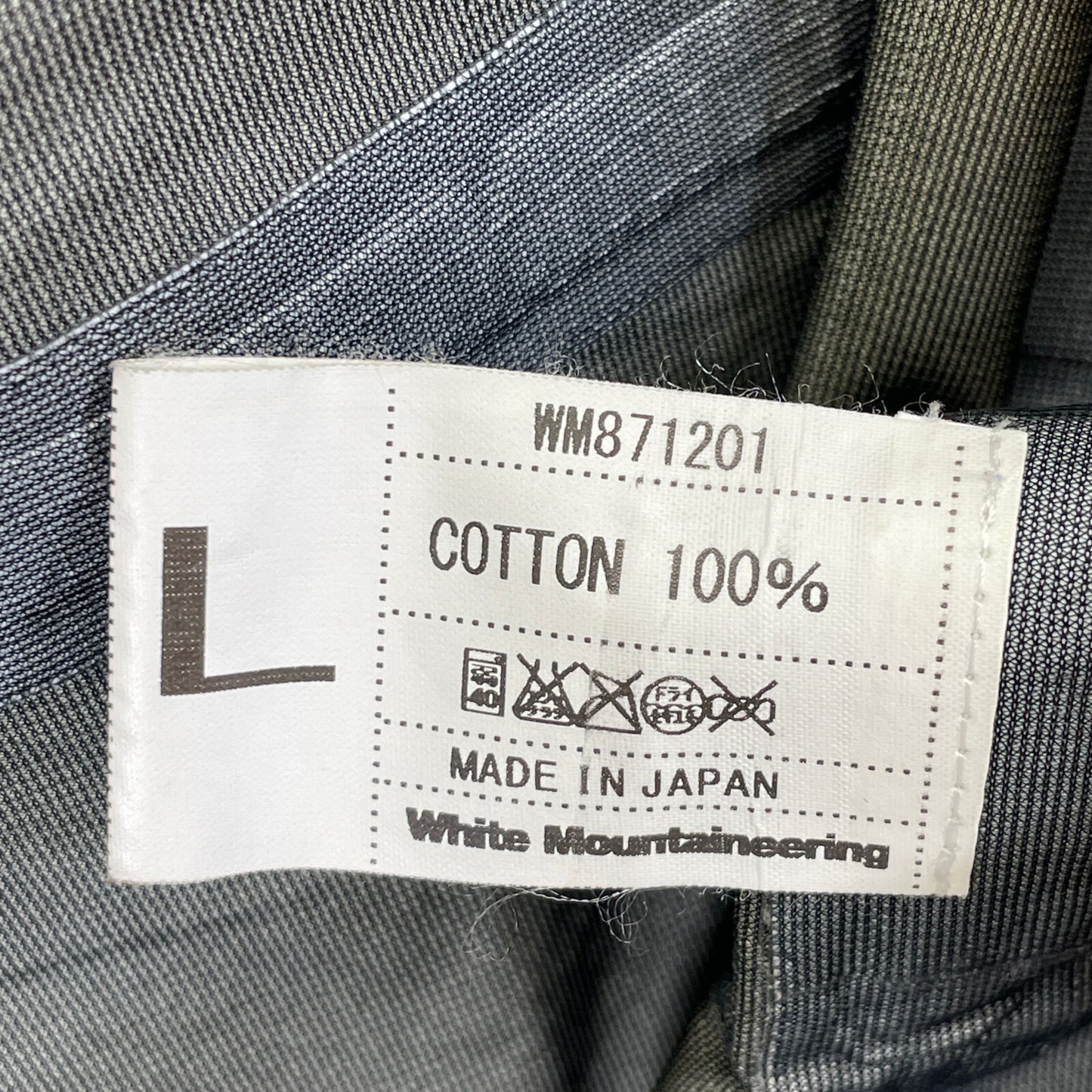 WHITE MOUNTAINEERING ホワイトマウンテニアリング WM871201 ブラック ゴアテックス マウンテンパーカ ジャケット L