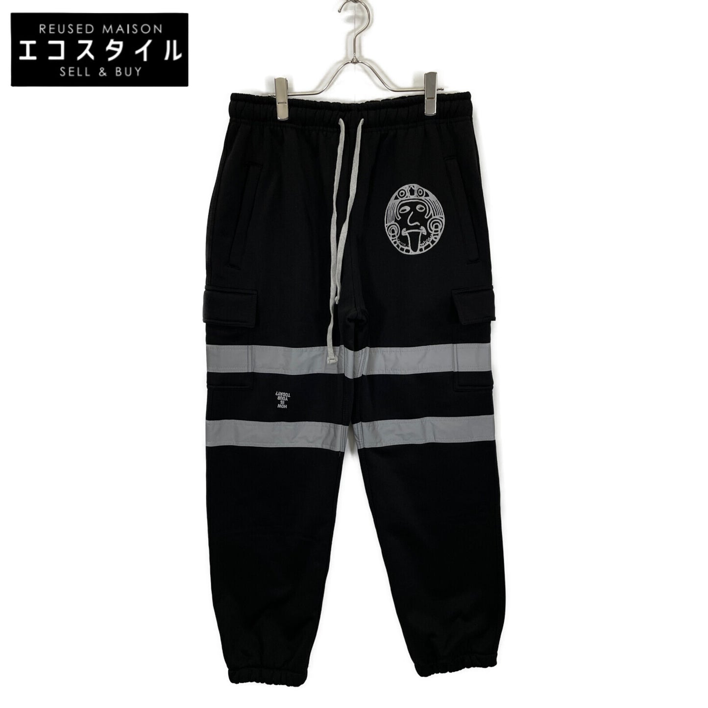 TODAY edition トゥデイエディション 23-2ND-30 ブラック FLUX reflect sweat pants ボトムス XL