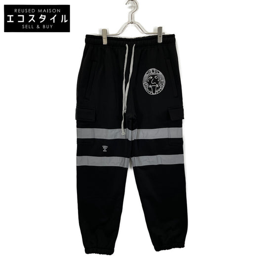 TODAY edition トゥデイエディション 23-2ND-30 ブラック FLUX reflect sweat pants ボトムス XL