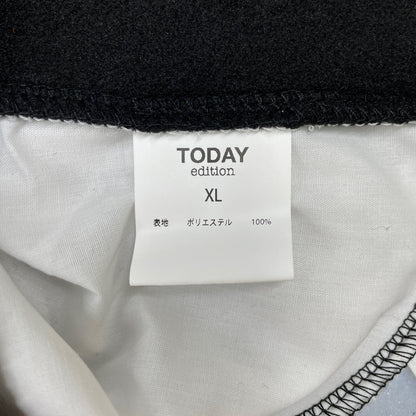 TODAY edition トゥデイエディション 23-2ND-30 ブラック FLUX reflect sweat pants ボトムス XL