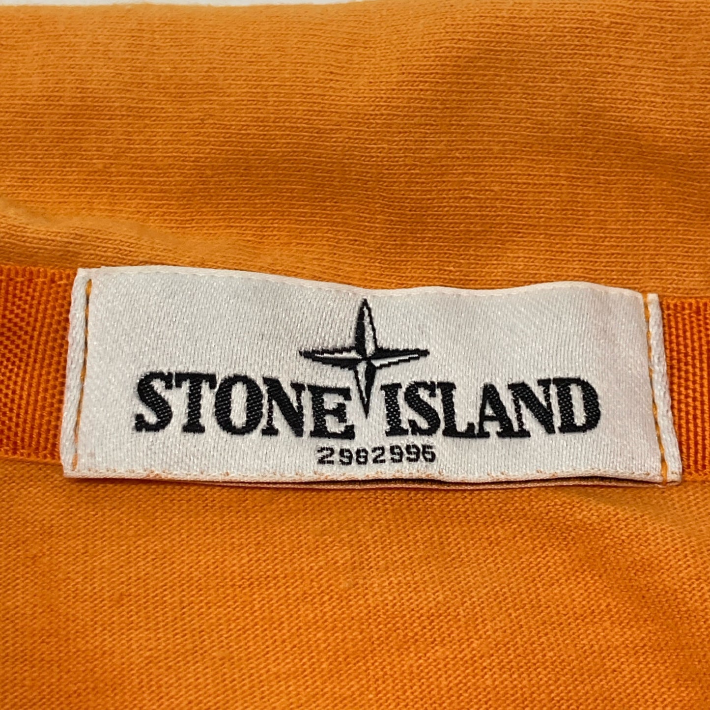 STONE ISLAND ストーンアイランド 561520962 オレンジ ロゴ ポロシャツ トップス XL
