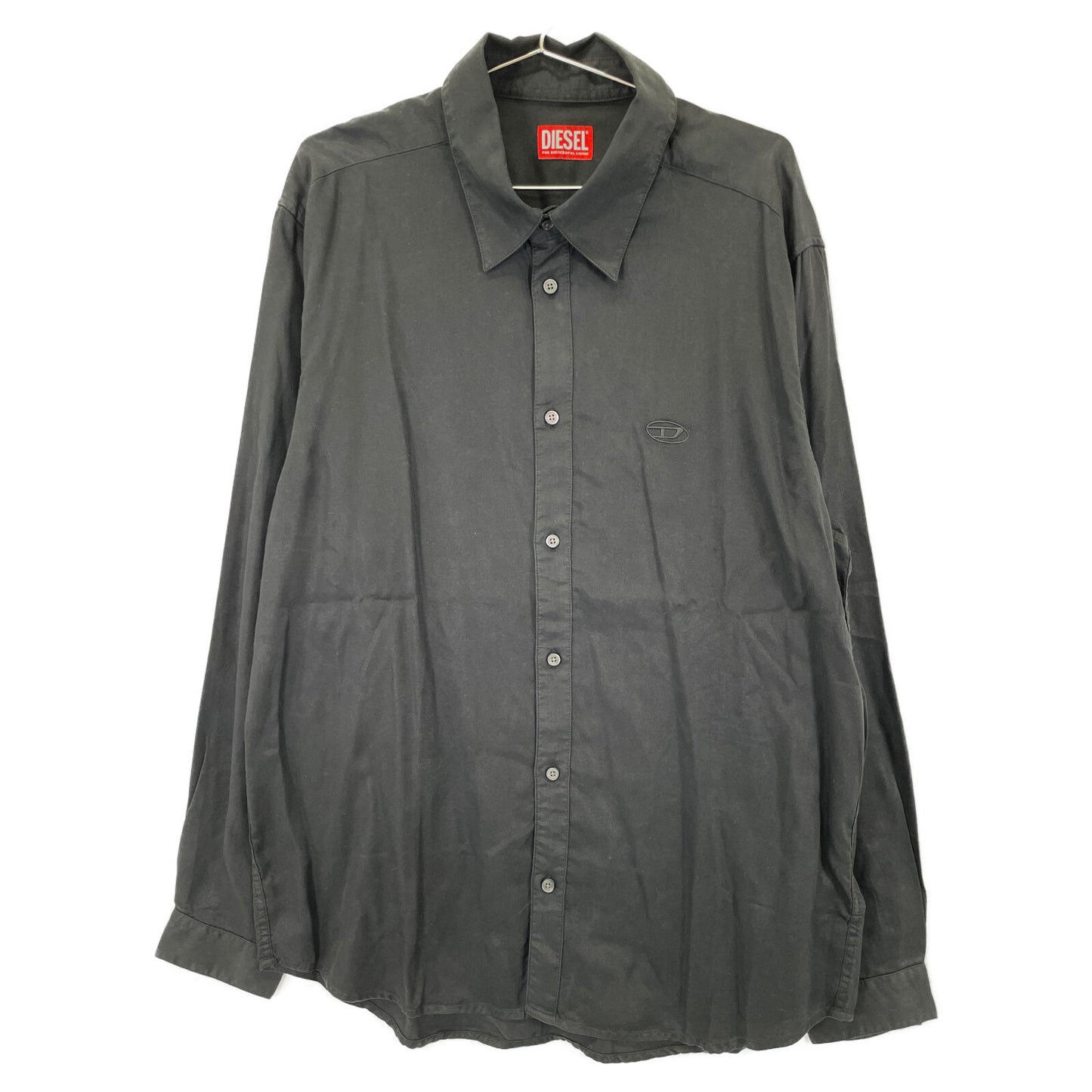 DIESEL ディーゼル A14415 ブラック S-SIMPLY-C SHIRT トップス 50