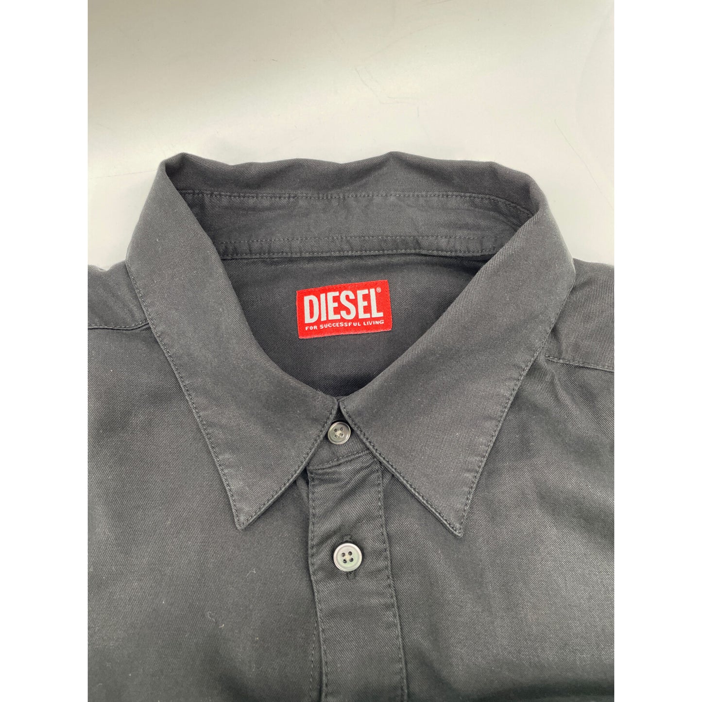 DIESEL ディーゼル A14415 ブラック S-SIMPLY-C SHIRT トップス 50