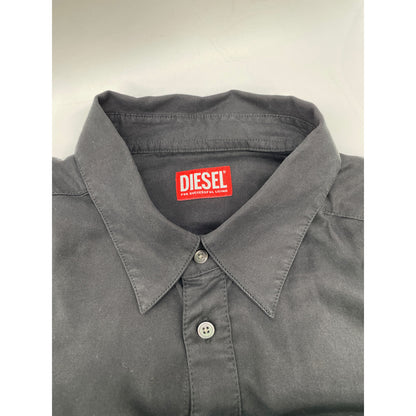 DIESEL ディーゼル A14415 ブラック S-SIMPLY-C SHIRT トップス 50