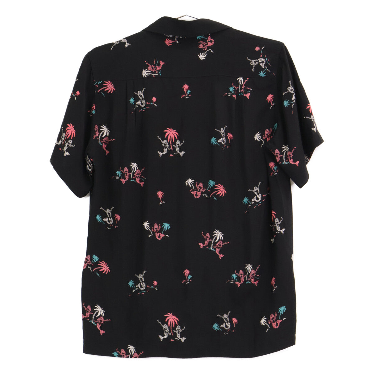 WACKO MARIA ワコマリア ﾌﾞﾗｯｸ ﾏｰﾒｲﾄﾞ ｱﾛﾊｼｬﾂ トップス S