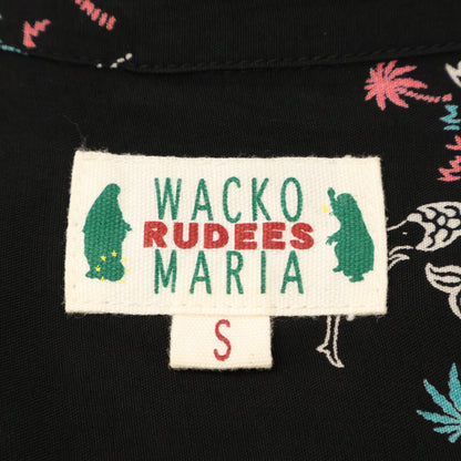 WACKO MARIA ワコマリア ﾌﾞﾗｯｸ ﾏｰﾒｲﾄﾞ ｱﾛﾊｼｬﾂ トップス S