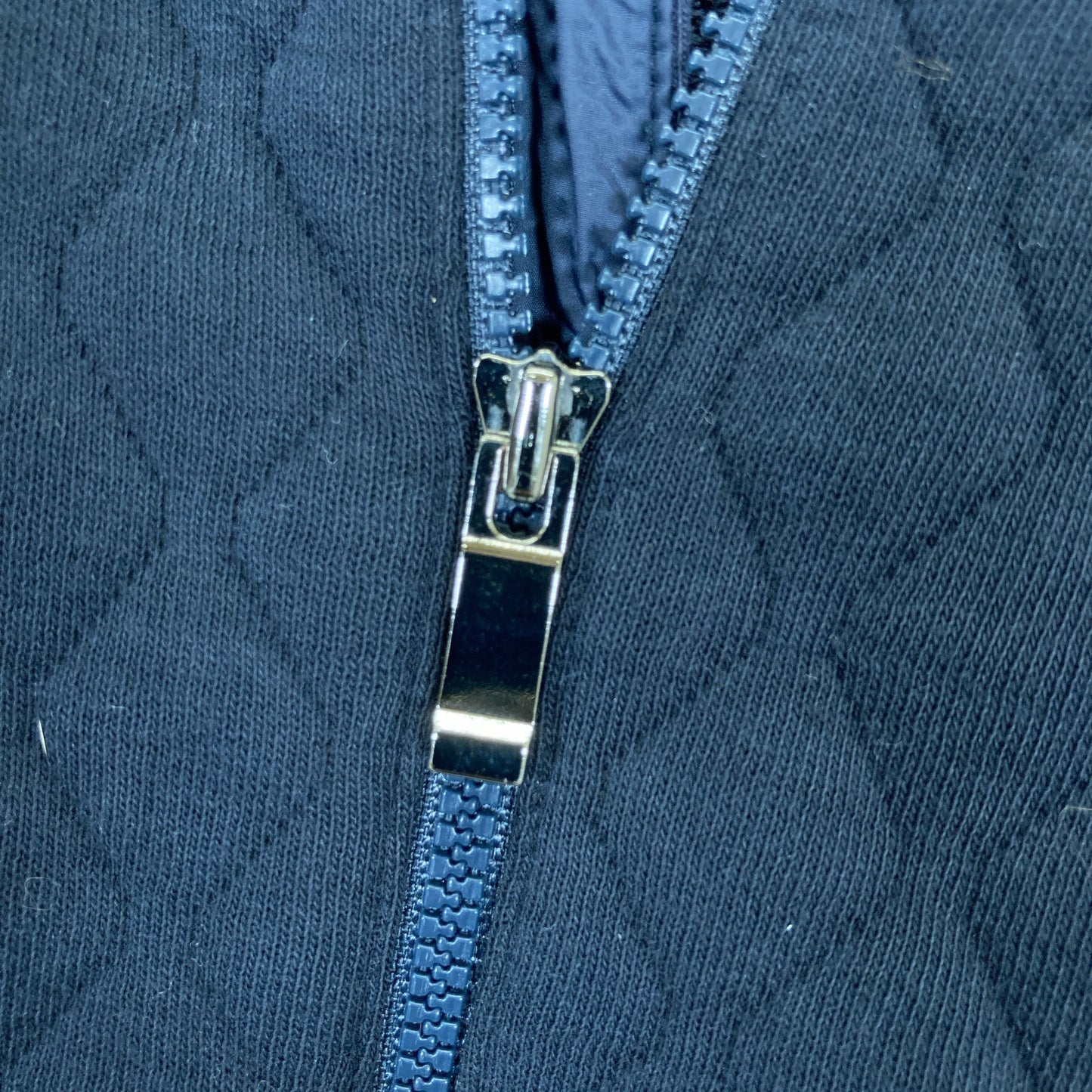 Z Zegna ジーゼニア ネイビーキルティングパーカ トップス 3XL