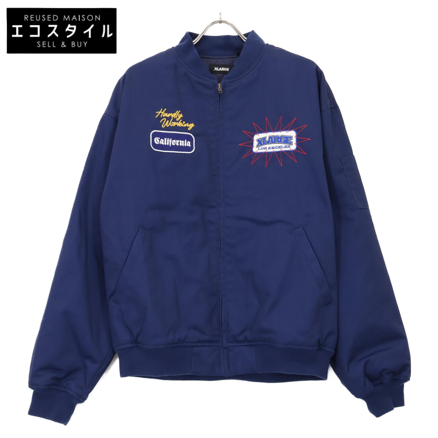 XLARGE エクストララージ 101241021005 24SS ﾌﾞﾙｰ CUSTOM WORK JACKET ジャケット L