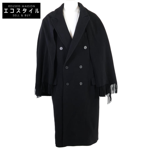 BALENCIAGA バレンシアガ 【国内正規/22年製】675423 Scarf Embellished Long Coat スカーフ エンベリッシュメント ロング コート 2
