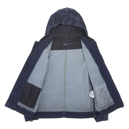 DIESEL ディーゼル J-DAN カモフラ柄 ジップパーカー ジャケット メンズ ネイビー M ジャケット M