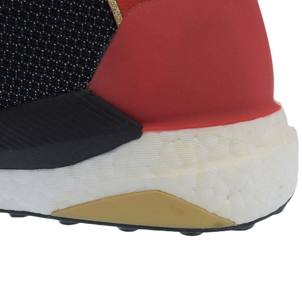 adidas アディダス 新品同様 × Pharrell Williams SOLAR HU GLIDE M CNY スニーカー シューズ メンズ レッド 27cm EE8701 シューズ 9(US)