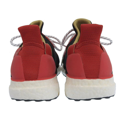 adidas アディダス 新品同様 × Pharrell Williams SOLAR HU GLIDE M CNY スニーカー シューズ メンズ レッド 27cm EE8701 シューズ 9(US)