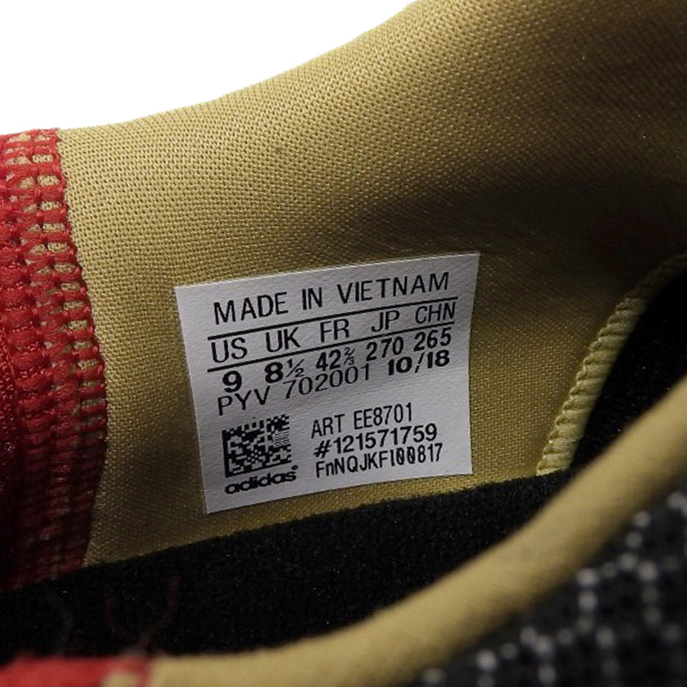 adidas アディダス 新品同様 × Pharrell Williams SOLAR HU GLIDE M CNY スニーカー シューズ メンズ レッド 27cm EE8701 シューズ 9(US)