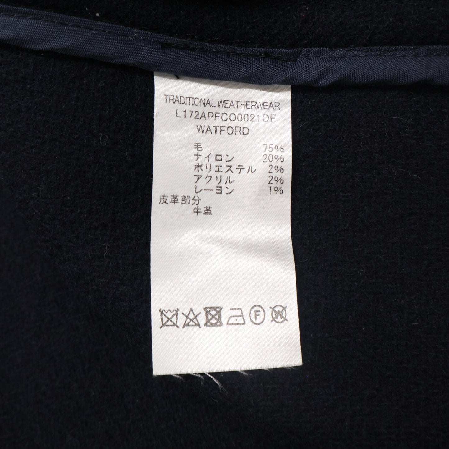 TRADITIONAL WEATHERWEAR トラディショナルウェザーウェア L172APFCO0021DF WATFORD ﾀﾞｯﾌﾙｺｰﾄ コート 32