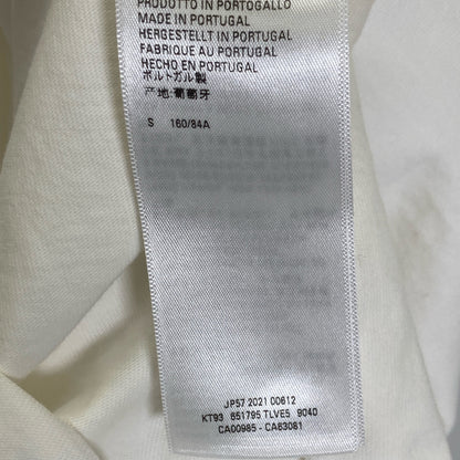 BALENCIAGA バレンシアガ 21年 651795 ﾎﾜｲﾄ ﾛｺﾞ 半袖 ﾋﾞｯｸｼﾙｴｯﾄ Tｼｬﾂ トップス S