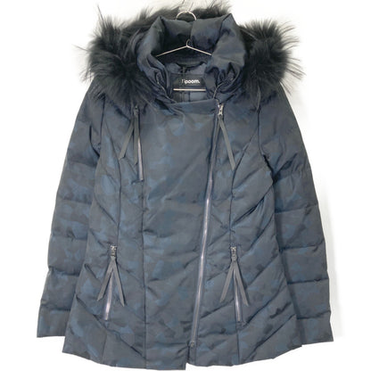 SPOOM スプーム SP213013 セレナ ラクーンファー カモフラ ダウンジャケット ジャケット 36