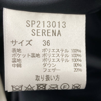 SPOOM スプーム SP213013 セレナ ラクーンファー カモフラ ダウンジャケット ジャケット 36