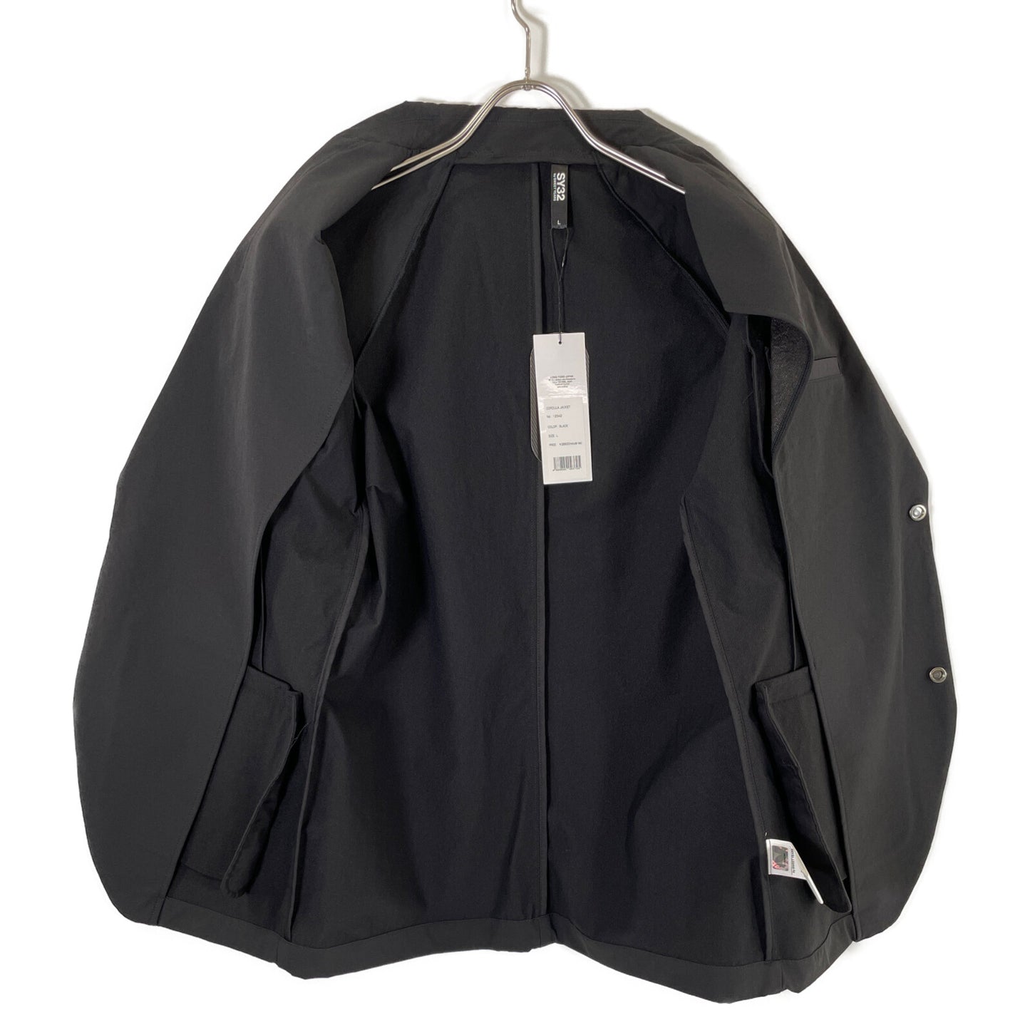 SY32 by SWEET YEARS エスワイサーティトゥーバイスウィートイヤーズ 12542 ﾌﾞﾗｯｸ ｺｰﾃﾞｭﾗ ｼﾞｬｹｯﾄ ジャケット L