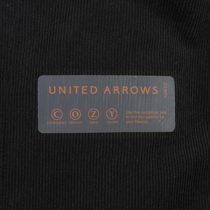 UNITED ARROWS ユナイテッドアローズ 美品 コーデュロイ ジャケット メンズ 黒 ブラック M 1121-110-2861 ジャケット M