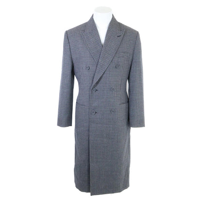 Dior HOMME ディオールオム 【美品/国内正規/23AW】313C380A5708 マイクロハウンドトゥース チェスター コート 50