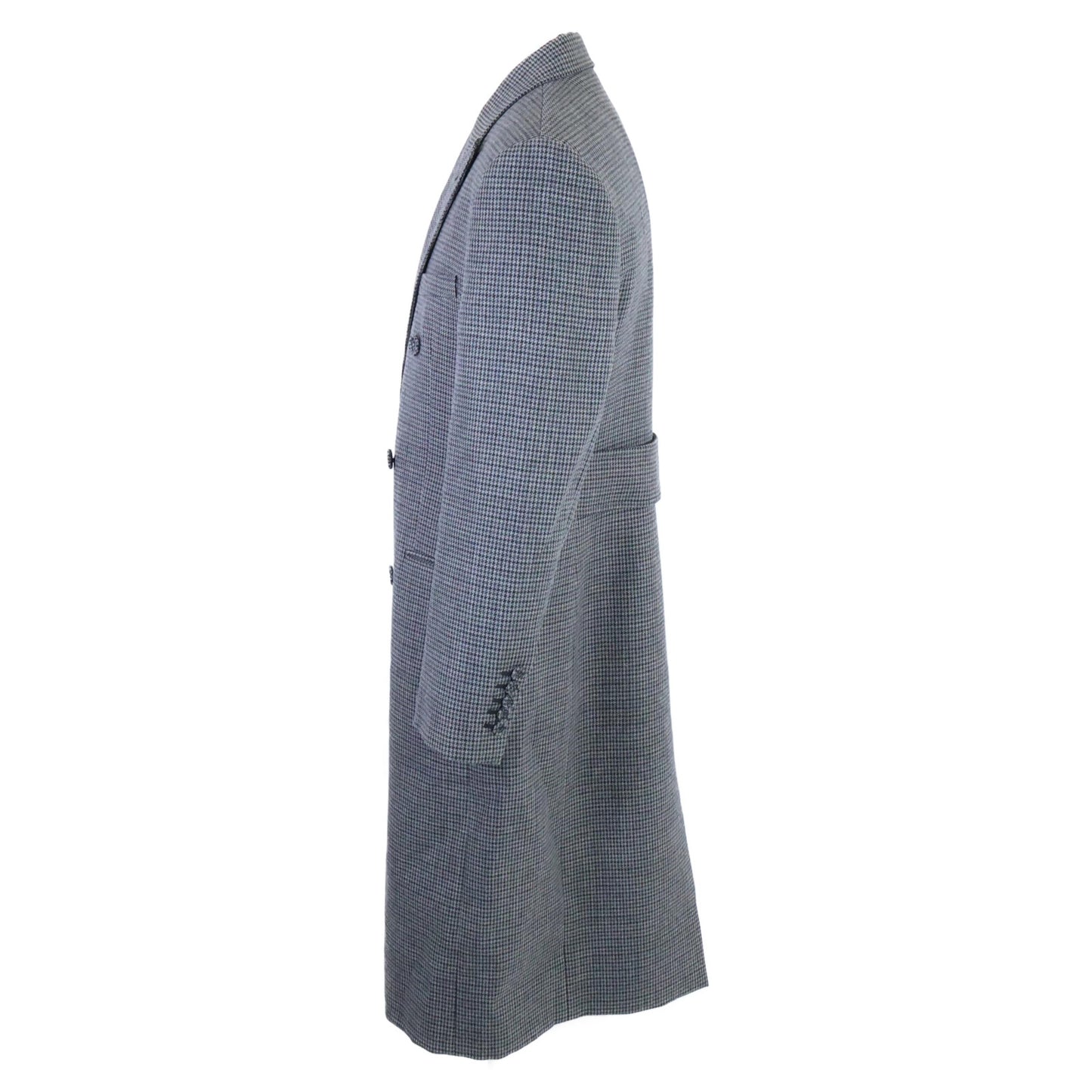 Dior HOMME ディオールオム 【美品/国内正規/23AW】313C380A5708 マイクロハウンドトゥース チェスター コート 50