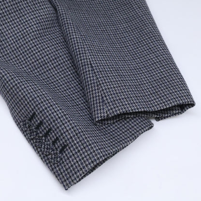 Dior HOMME ディオールオム 【美品/国内正規/23AW】313C380A5708 マイクロハウンドトゥース チェスター コート 50