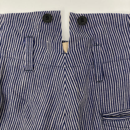 tokiho yoshida ヨシダ トキホ ネイビー リネン ストライプ トラウザー パンツ ボトムス 2