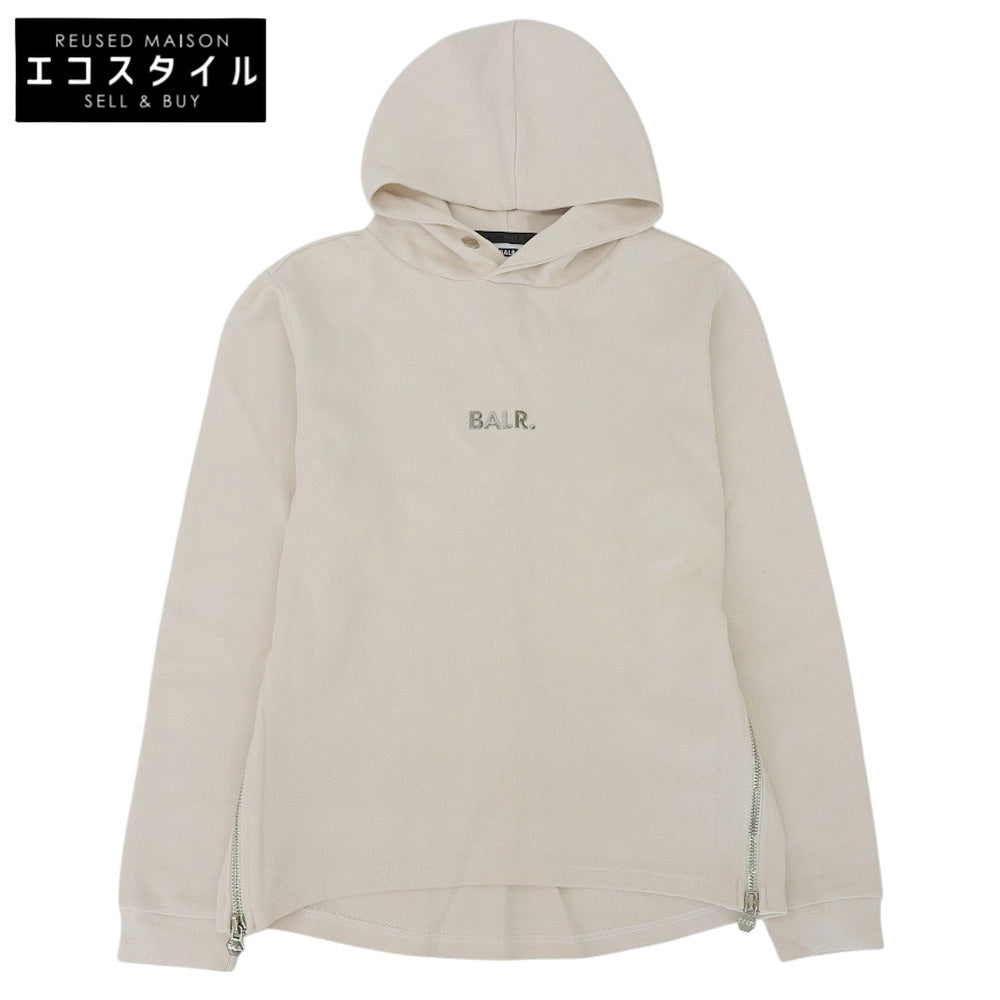 BALR. ボーラー 美品 Q-SERIES STRAIGHT CLASSIC HOODIE トップス メンズ アイボリー S B1261.1003 トップス S