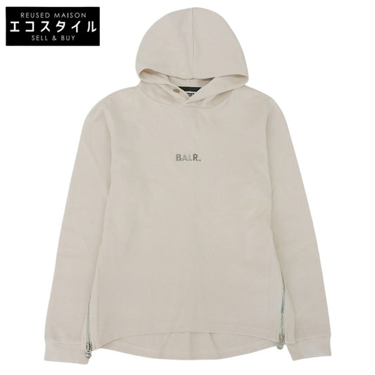 BALR. ボーラー 美品 Q-SERIES STRAIGHT CLASSIC HOODIE トップス メンズ アイボリー S B1261.1003 トップス S