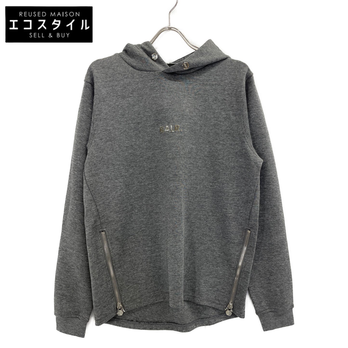 BALR. ボーラー B1261.1003 ｸﾞﾚｰ Q-SERIES STRAIGHT CLASSIC HOODIE トップス S