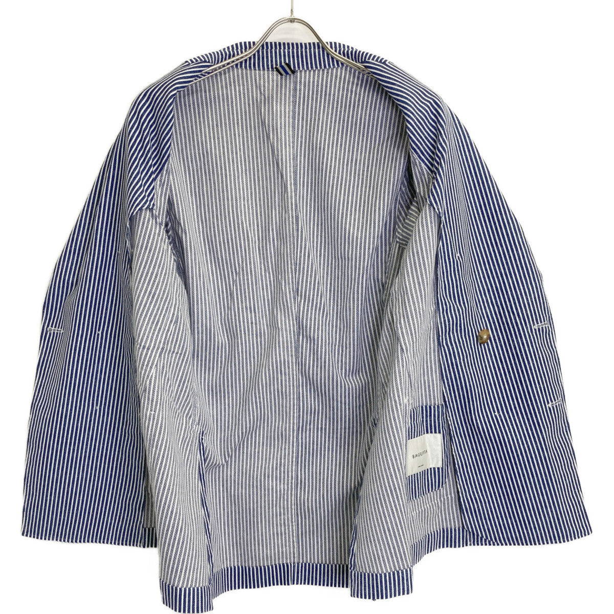 BAGUTTA バグッタ GIAN ﾋｯｺﾘｰ ﾀﾞﾌﾞﾙﾌﾞﾚｽﾄ ｼﾞｬｹｯﾄ ジャケット 48