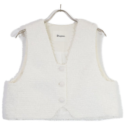 Diagram ダイアグラム 美品 23年 ツイードショート ジャケット 36