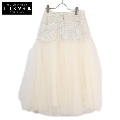 Diagram ダイアグラム ツイードコンビチュール スカート 36